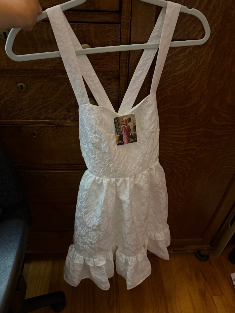 Sister Jane White Dress New with Tags